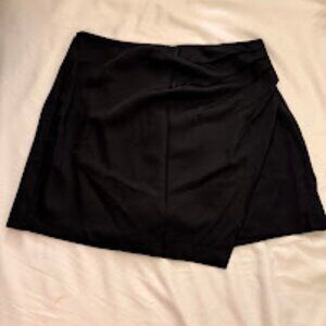 Abercrombie Black Satin Skirt
